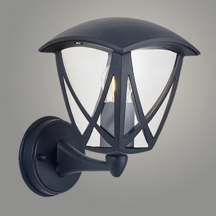 Светильник уличный настенный SJ17040X-WU черный 1*E27 h235, SHJ22